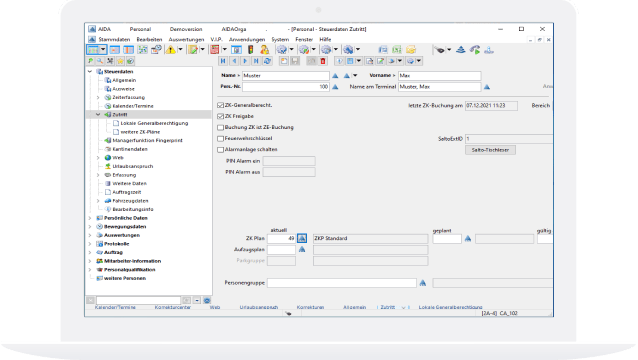 Software Zutrittskontrolle